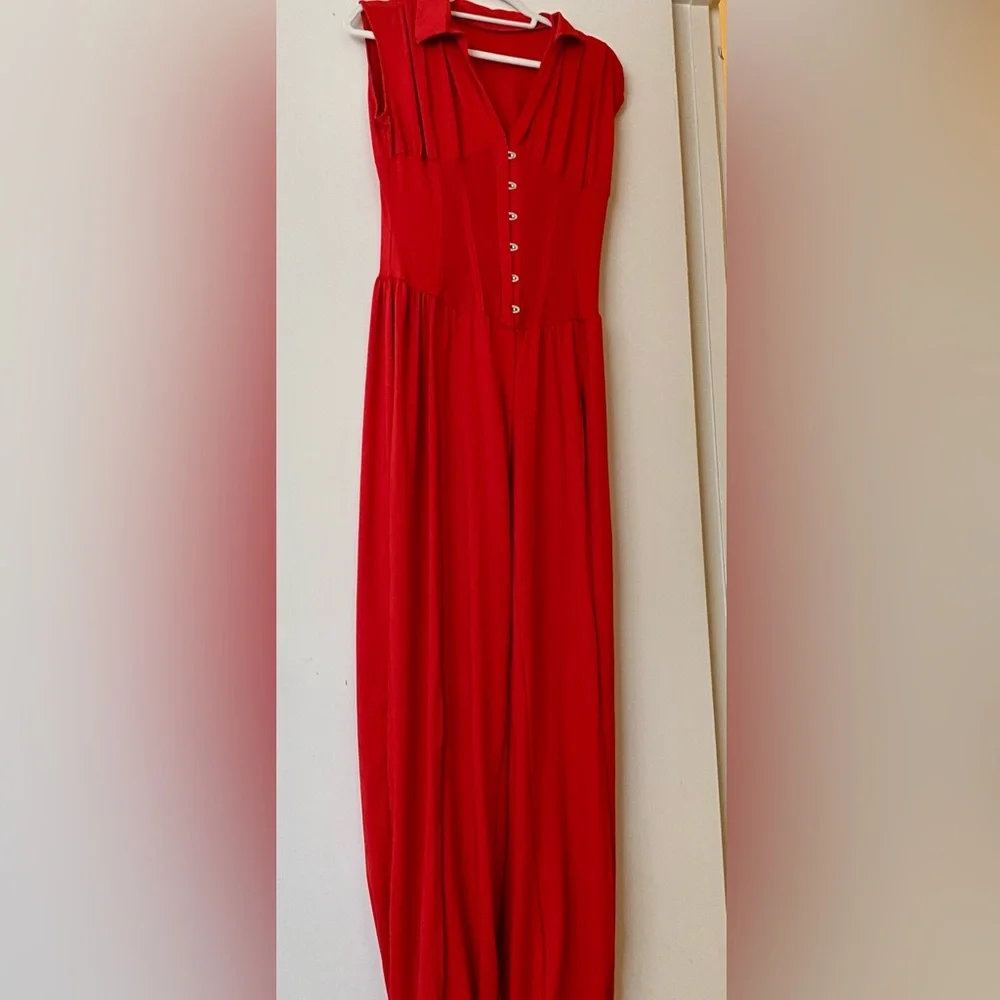 Red Jumpsuit - Picture 1 of 5